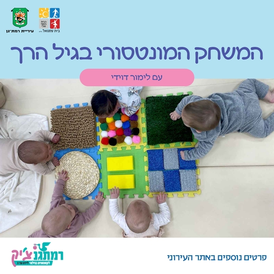 תמונת מופע: סדנת בייבי מונטסורי&colon; המשחק המונטסורי בגיל הרך עם לימור דוידי